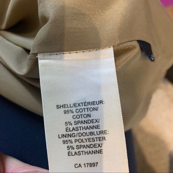 BANANA republic camel brown stretchy belted pencil skirt Sz 6 - Picture 8 of 9